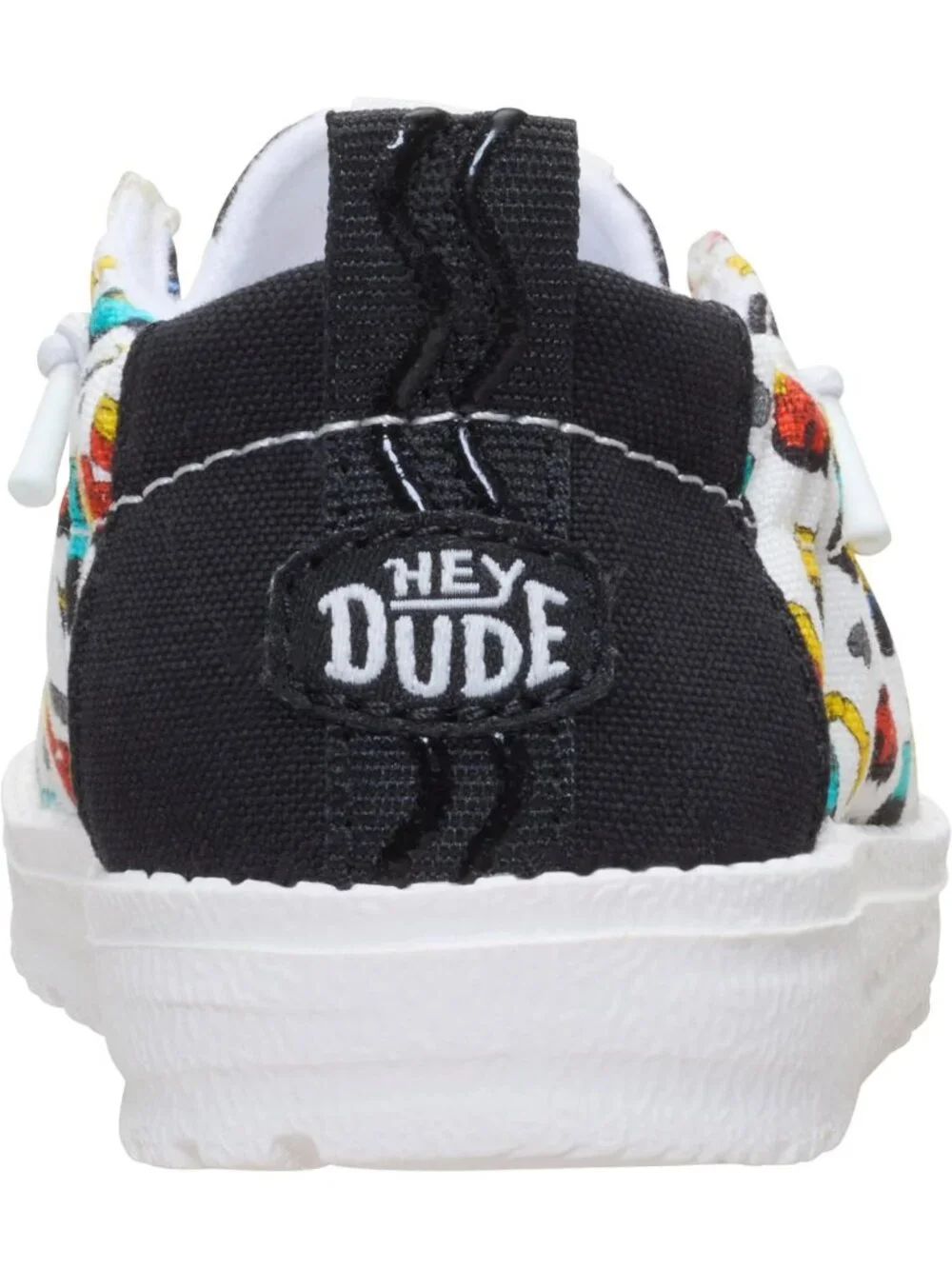Lightweight Infant Slip-On Shoes | Ivory/Multi, Size 4 | Elastic Laces & Stretch